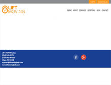 Tablet Screenshot of liftmoving.com